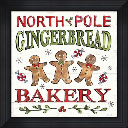 Framed Christmas Treats III Print