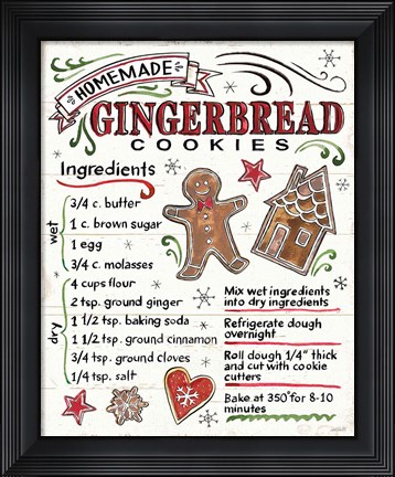 Framed Christmas Treats VI Print