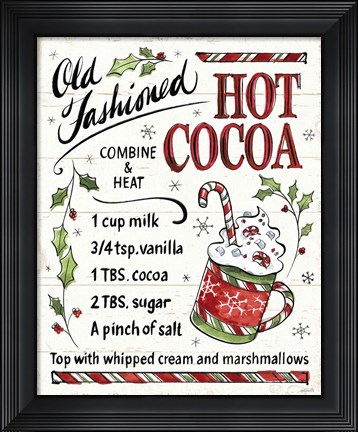 Framed Christmas Treats VII Print