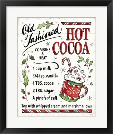 Framed Christmas Treats VII Print