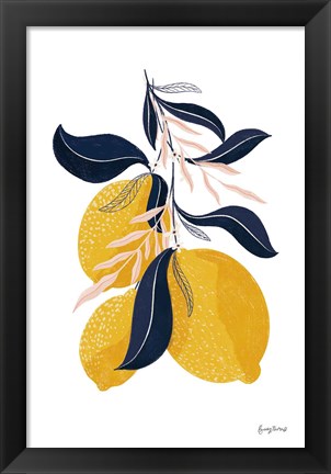 Framed Lemons I No Words Print