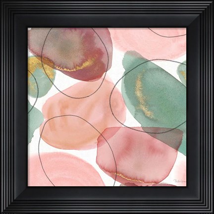 Framed Petal Passion Pattern II Print