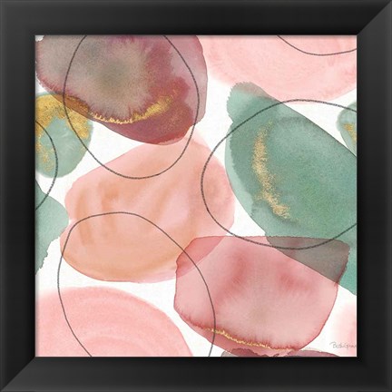 Framed Petal Passion Pattern II Print