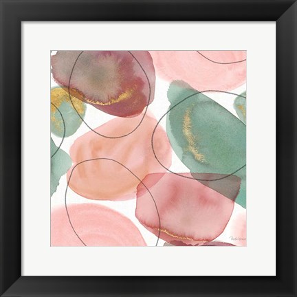 Framed Petal Passion Pattern II Print