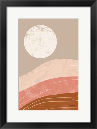 Framed Desert Sunrise I Print