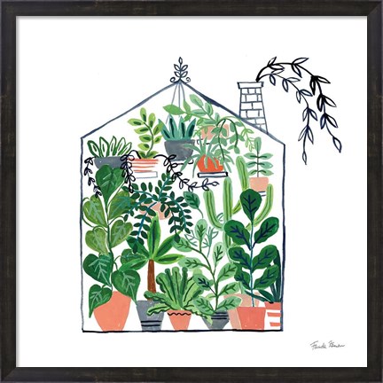 Framed Greenhouse II Print