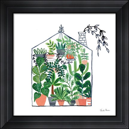 Framed Greenhouse II Print