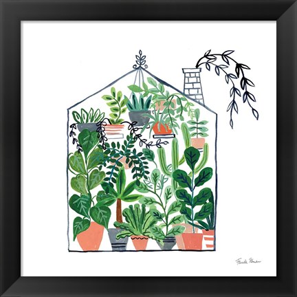 Framed Greenhouse II Print