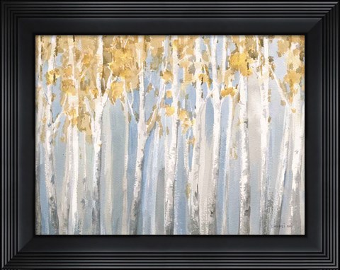 Framed Golden Birches Print
