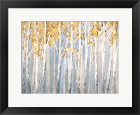 Framed Golden Birches Print