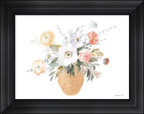 Framed Blooms of Spring II Print