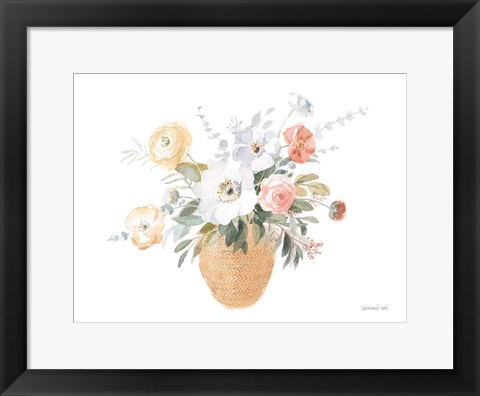 Framed Blooms of Spring II Print