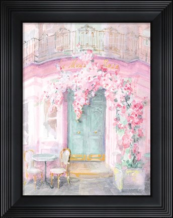Framed Pastel Paris IV Print