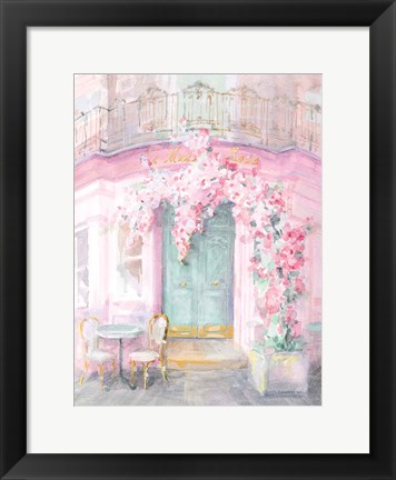 Framed Pastel Paris IV Print