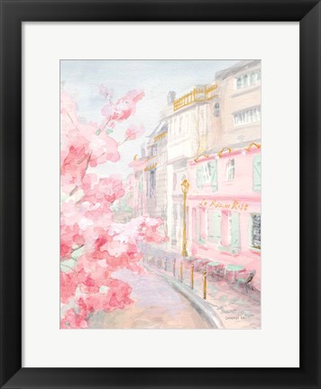 Framed Pastel Paris II Print