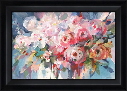 Framed Fullness of Flowers Print