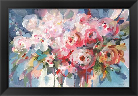 Framed Fullness of Flowers Print