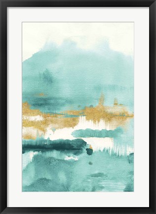 Framed Blue Saffron II Print