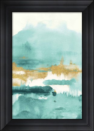 Framed Blue Saffron II Print