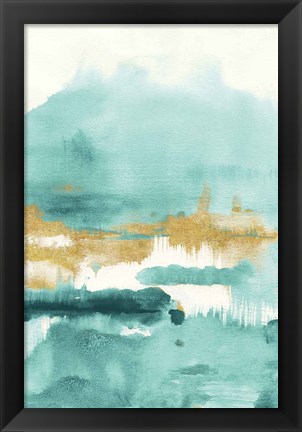 Framed Blue Saffron II Print