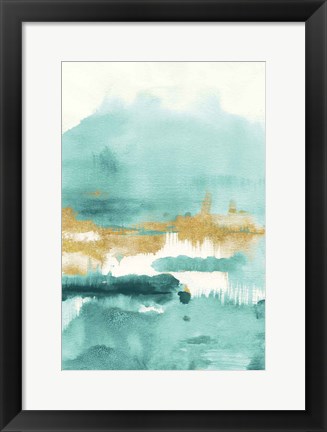 Framed Blue Saffron II Print