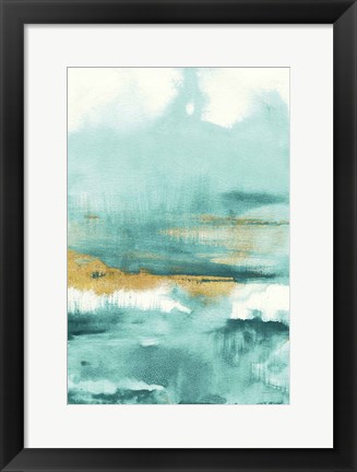 Framed Blue Saffron I Print