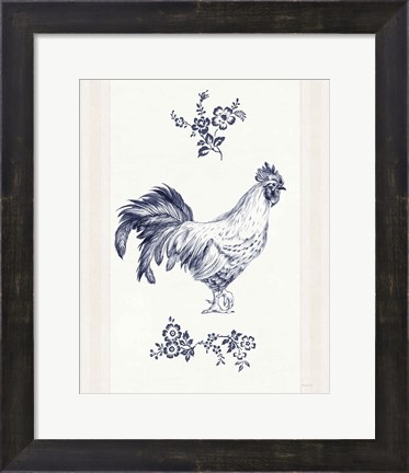 Framed Summer Chickens I Print