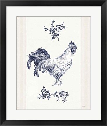 Framed Summer Chickens I Print