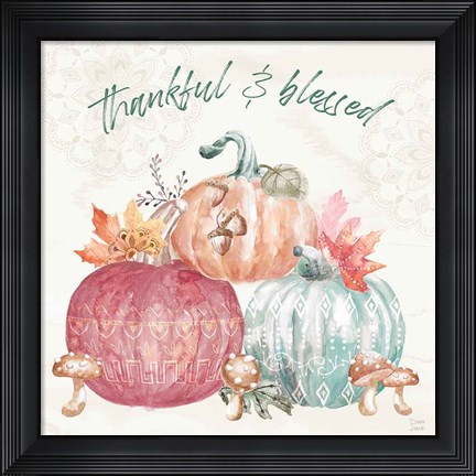 Framed Harvest Touch VI Print