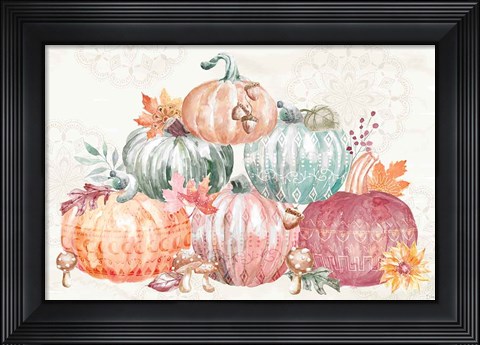 Framed Harvest Touch IV Print