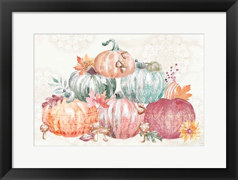 Framed Harvest Touch IV Print