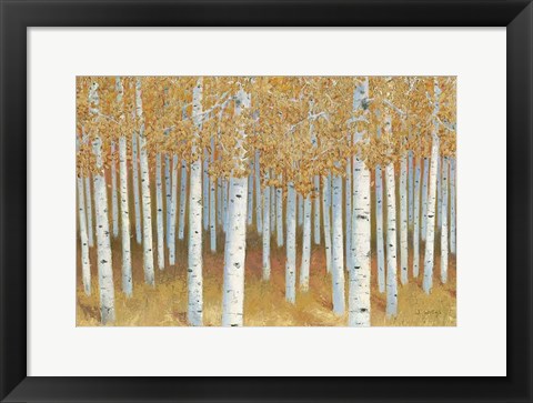 Framed Forest of Gold Print