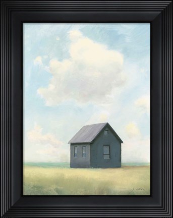 Framed Lonely Landscape III Print