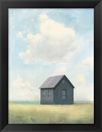 Framed Lonely Landscape III Print