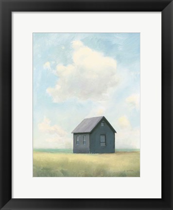 Framed Lonely Landscape III Print