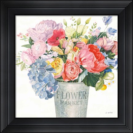 Framed Boho Bouquet XVII Print