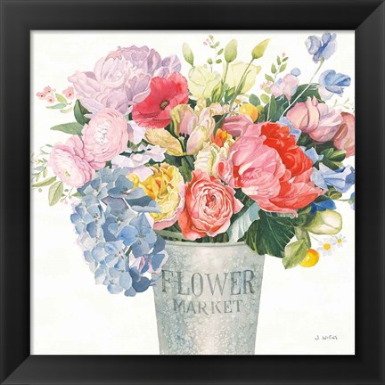 Framed Boho Bouquet XVII Print