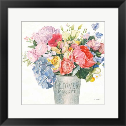 Framed Boho Bouquet XVII Print