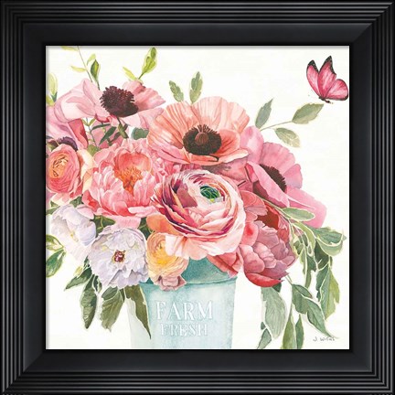Framed Boho Bouquet  XIII Print