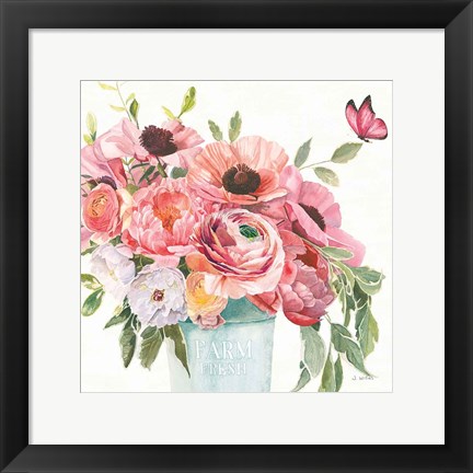 Framed Boho Bouquet  XIII Print