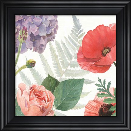 Framed Boho Bouquet  XI Print