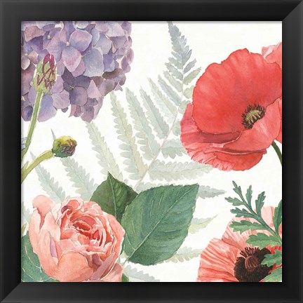 Framed Boho Bouquet  XI Print