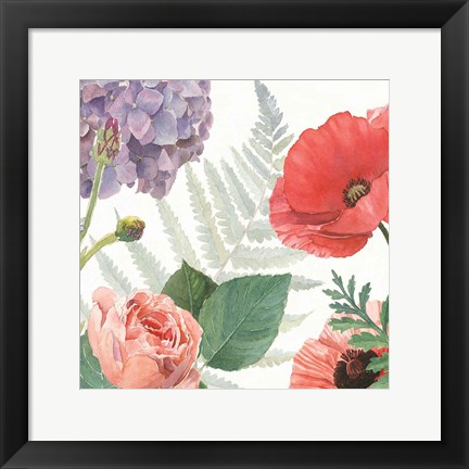 Framed Boho Bouquet  XI Print