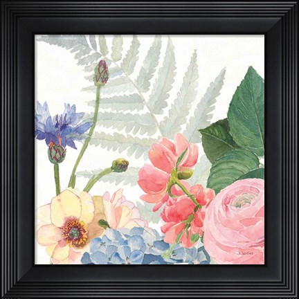 Framed Boho Bouquet  IX Print