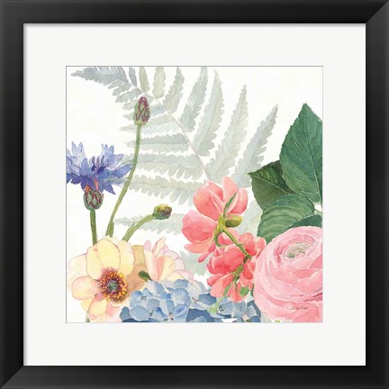 Framed Boho Bouquet  IX Print