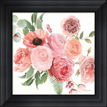Framed Boho Bouquet  VIII Print