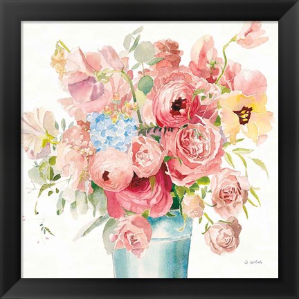 Framed Boho Bouquet  VII Print