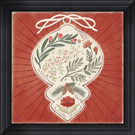 Framed Winter Blooms VI Print