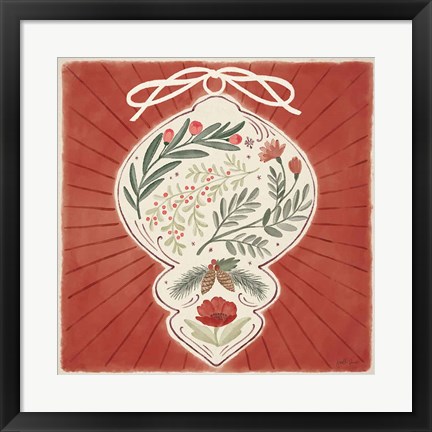 Framed Winter Blooms VI Print