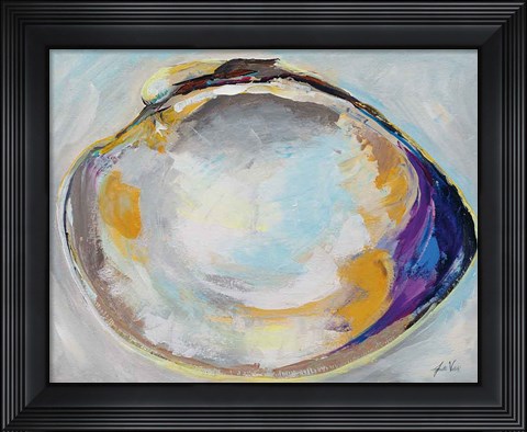 Framed Open Quahog II Print